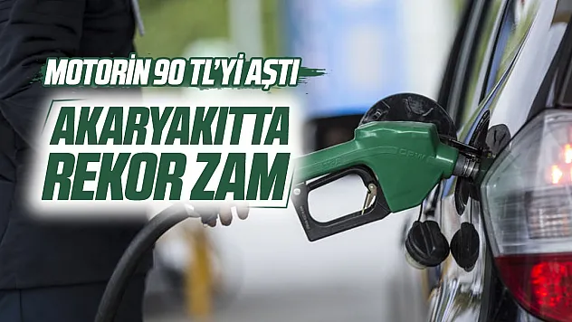Akaryakıtta tabela yeniden değişti! Benzin ve motorine büyük zam