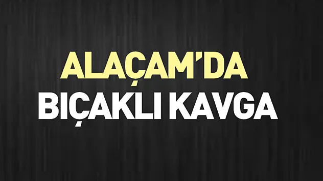 Alaçam'da Bıçaklı Kavga