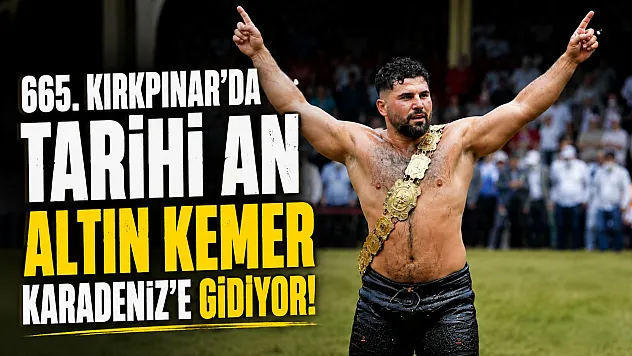 Altın kemer Karadeniz'de