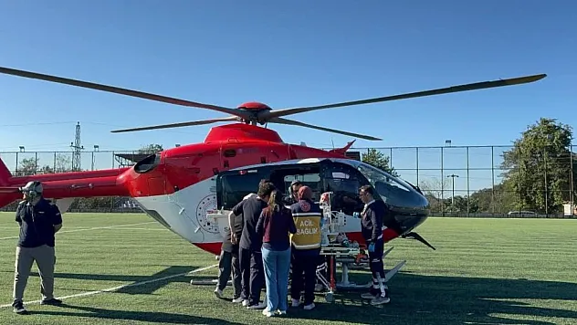 Ambulans Helikopter Yenidoğan İçin Havalandı