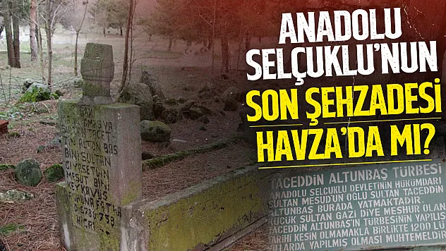 Anadolu Selçuklu'nun son şehzadesi Havza'da mı?