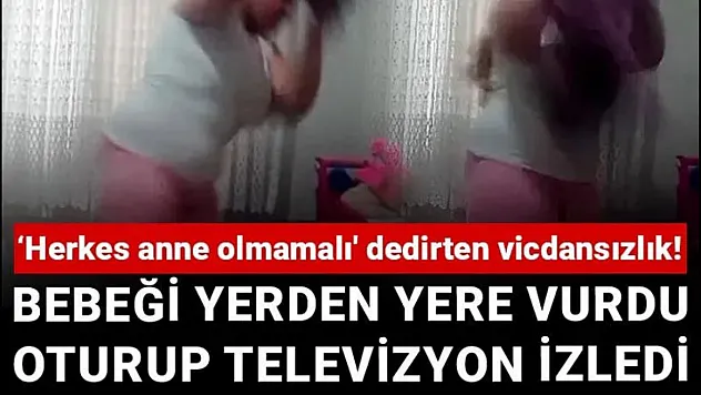 Antalya'da 1 yaşındaki bebeğe şiddet iddiası kamerayla ortaya çıktı