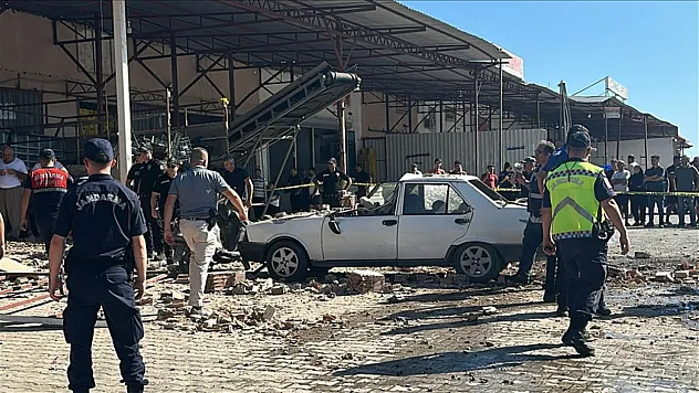 Antalya toptancı halinde patlamada:1 ölü, 3 yaralı