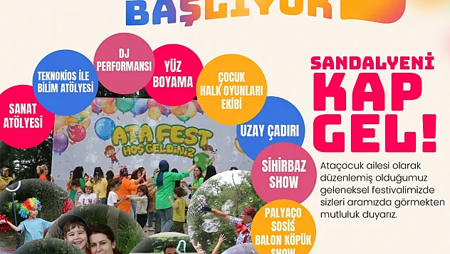 Atakum Belediyesinden çocuklara özel  festival