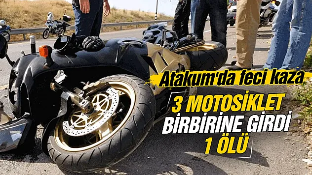 Atakum'da 3 aracın karıştığı zincirleme kazada 1 ölü, 1 yaralı