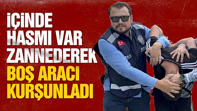 Atakum'da boş otomobile kurşun yağdıran şüpheli yakalandı
