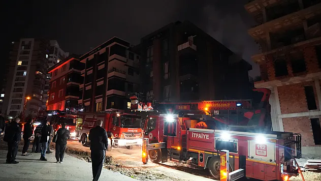 Atakum'da Çatı Katında Yangın Paniği