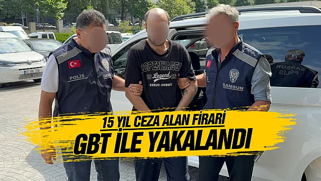 Atakum'da GBT'ye takılan firari zehir taciri tutuklandı