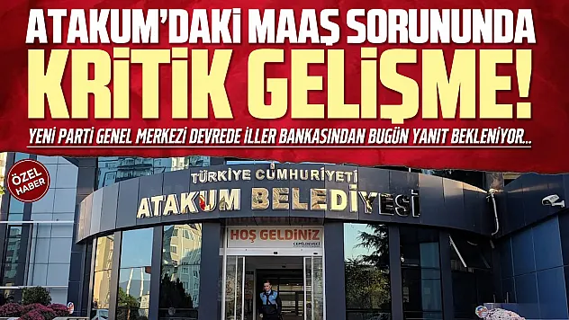 Atakum'da maaş sorunu çözülüyor mu?