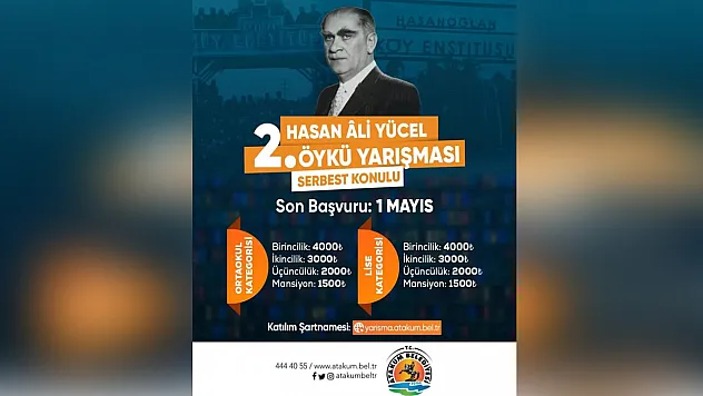 Atakum'da Öykü Yarışmasına Başvuru Süresi Uzatıldı