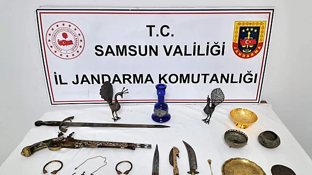Atakum'da tarihi eser operasyonu