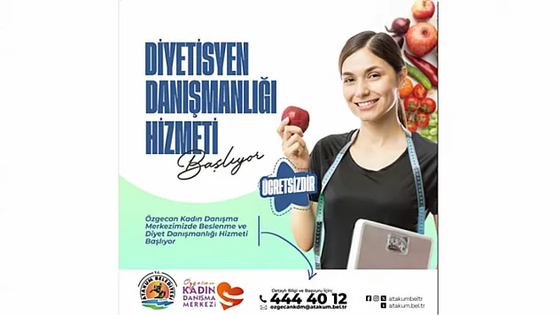 Atakum'da Ücretsiz Diyet Danışmanlığı Hizmeti Başlıyor
