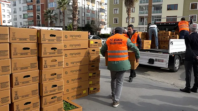 Atakum'da üreticiye can suyu