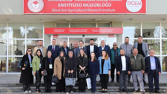Atakum muhtarları Karadeniz Tarımsal Araştırma Enstitüsünü ziyaret etti
