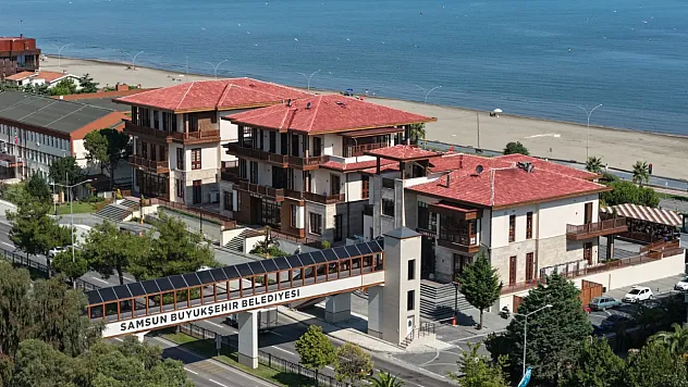 Atakum sahili'nin yeni merkezi yalı ziyaretçilerin odağında