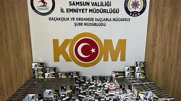 Atakum ve İlkadım'da Kaçak Makaron Operasyonu