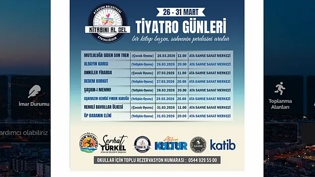 Atatkum'da tiyatro günleri başlıyor