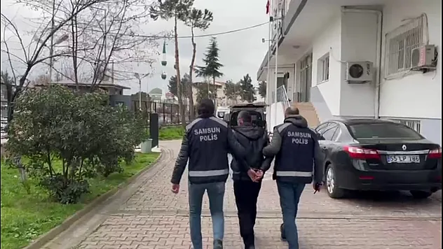 Bafra'da 9 yıl 8 ay hapis cezası bulunan firari yakalandı