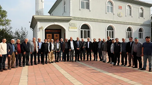 Bafra'da beton yol seferberliği sürüyor