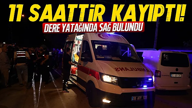 Bafra'da kaybolan 90 yaşındaki kadın 11 saat sonra sağ bulundu