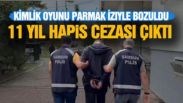 Bafra'da sahte kimlik oyunu parmak izinde bozuldu: 11 yıllık firari yakalandı
