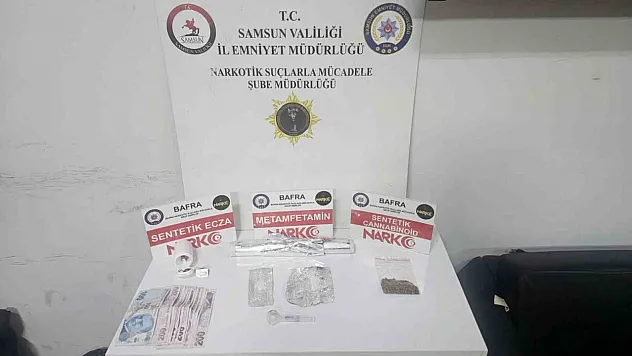 Bafra'da uyuşturucu operasyonu: 2 gözaltı