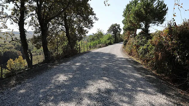 Bafra'da yol çalışmaları sürüyor