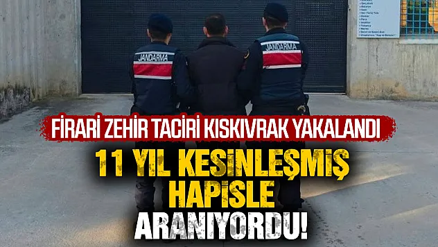 Bafra'da zehir tacirine darbe: 11 yıl hapisle aranan şahıs yakalandı