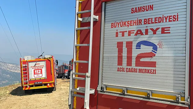 Bafra'dan, Karabük'teki orman yangınını söndürme çalışmalarına yardım eli