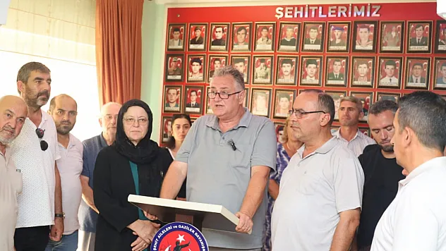 Bafra Şehit Aileleri ve Gaziler Derneği'nden mesaj: