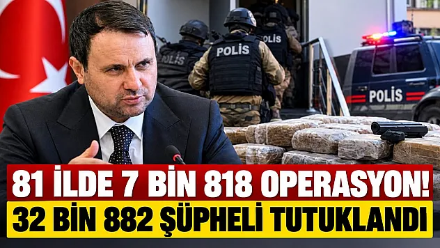 Bakan Gürlek 8 aylık bilançoyu açıkladı