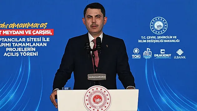 Bakan Kurum'dan Kahramanmaraş'a 4 Bin 500 Sosyal Konut Müjdesi