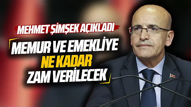 Bakan Şimşek emekli ve memura zam açıklaması yaptı
