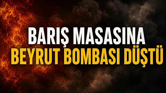 Barış Masası Kurulurken İsrail'den Beyrut'a Bomba