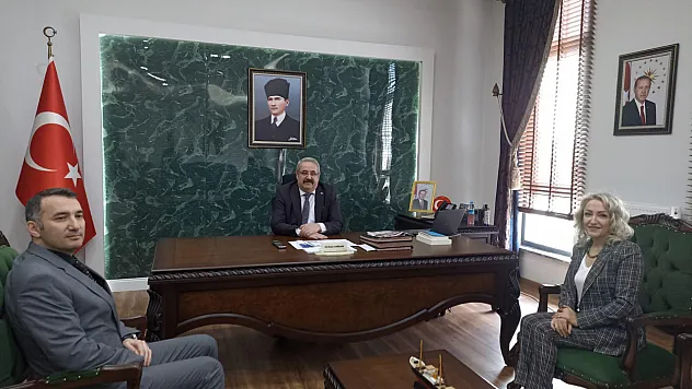 Başhekim Özel'den Kaymakam Sağlam'a ziyaret