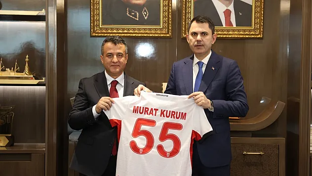 Başkan Doğan, Bakan Kurum'a Samsun projelerini anlattı