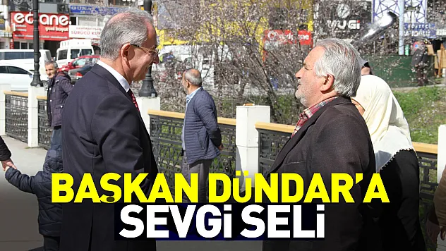 Başkan Dündar'a sevgi seli