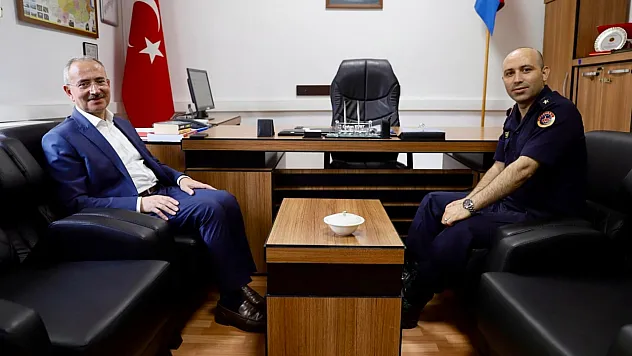 Başkan Dündar'dan Komutan Kurt'a Hayırlı Olsun Ziyareti