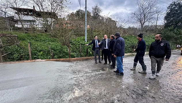 Başkan Karaca'dan Yol Çalışmalarına Yakın Takip