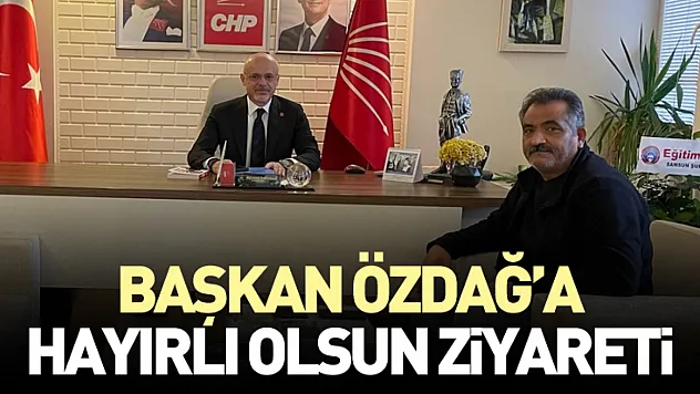 Başkan Özdağ'a hayırlı olsun ziyareti