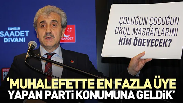 Başkan Salih  Şen: 'Muhalefette En Fazla Üye Yapan Parti Konumuna Geldik'