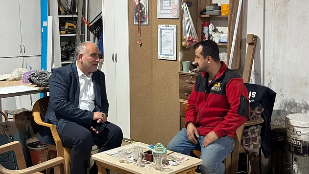 Başkan Sandıkçı Esnafın Taleplerini Yerinde Dinledi