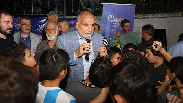 Başkan Sandıkçı vatandaşlarla buluştu