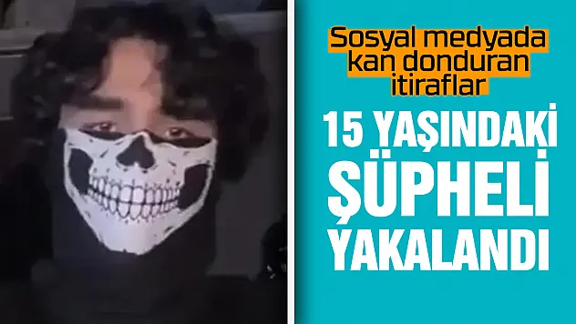 Bebek istismarı ve katliam planı anlatan 15 yaşındaki şüpheli yakalandı