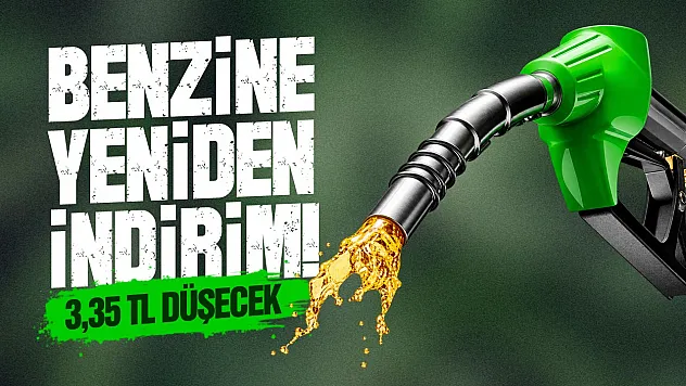 Benzine 3,35 lira indirim geliyor