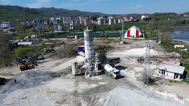Beton santraliyle hizmet hız kazandı