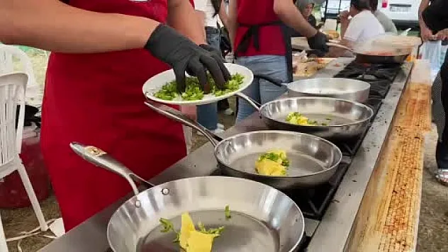Binlerce kişi Çakallı Menemen Festivali'nde buluştu