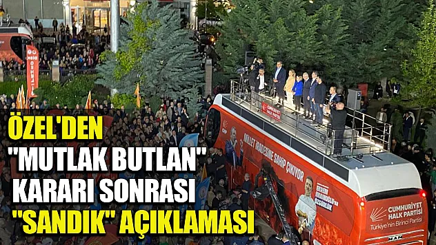 'Biz en kısa zamanda sandık istiyoruz, kurultay istiyoruz'