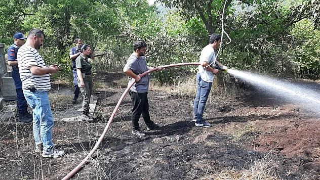 Bolu'da aynı yerde çıkan 3. yangın