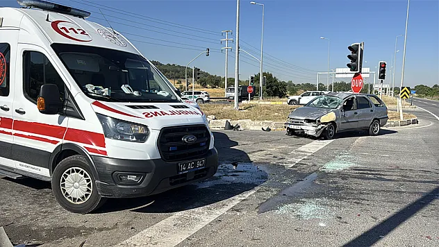 Bolu'da otomobilin takla atması sonucu 5 kişi yaralandı